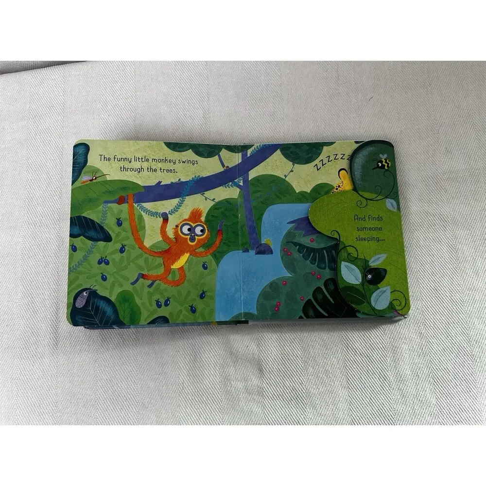 Usborne Little Lift and Look Bugs, Garden & Jungle - Board books (3) Good